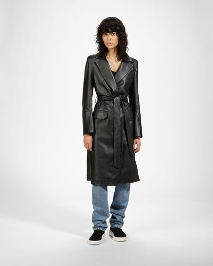 Mitys Leather Sneakers In Black