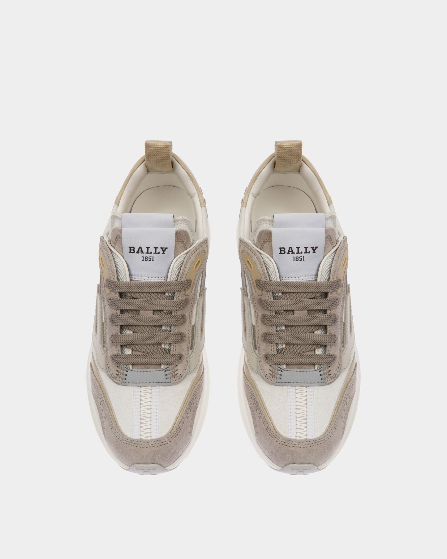 Darky Leather Sneakers In Grey