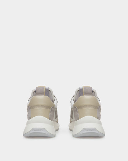 Darky Leather Sneakers In Grey