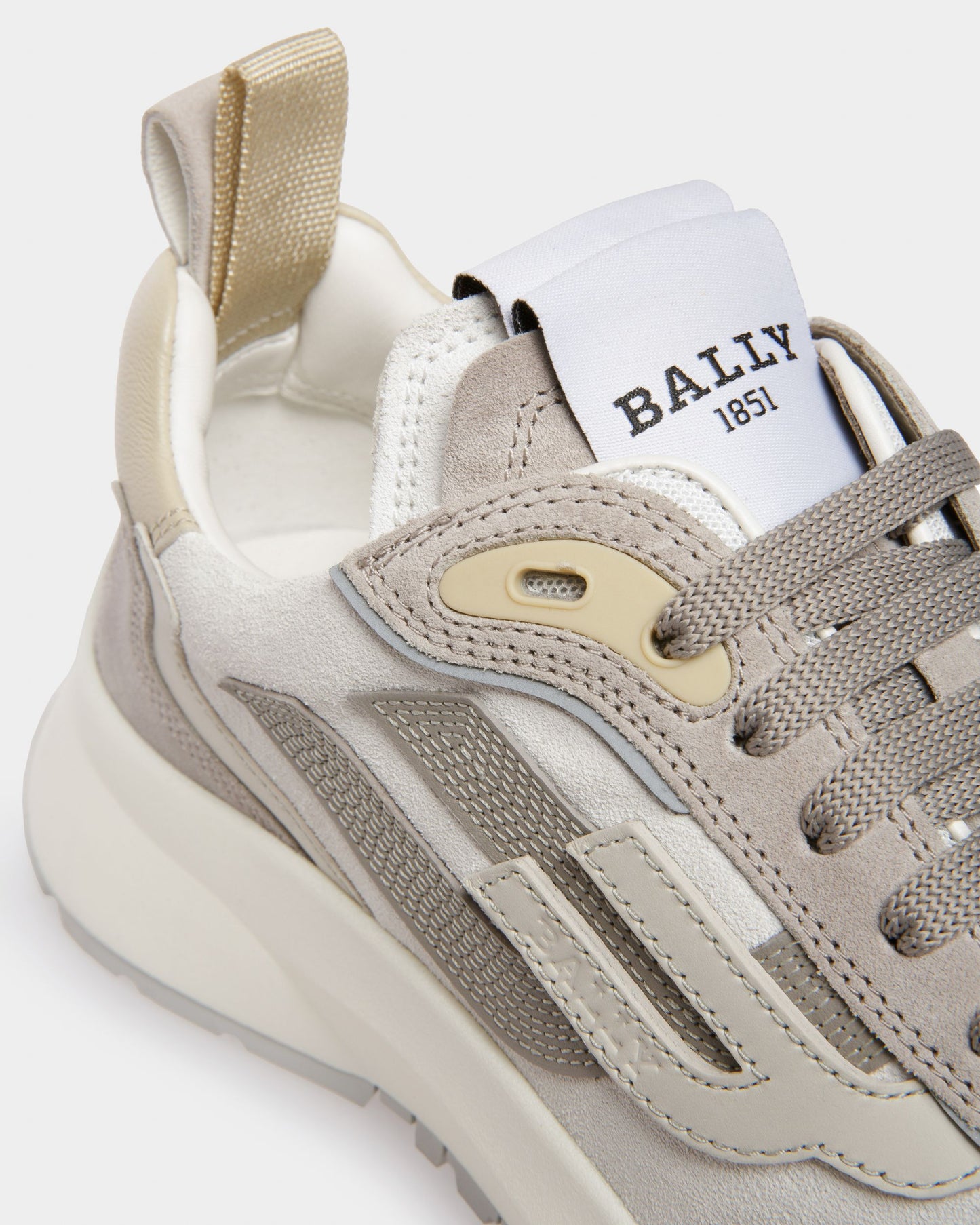 Darky Leather Sneakers In Grey