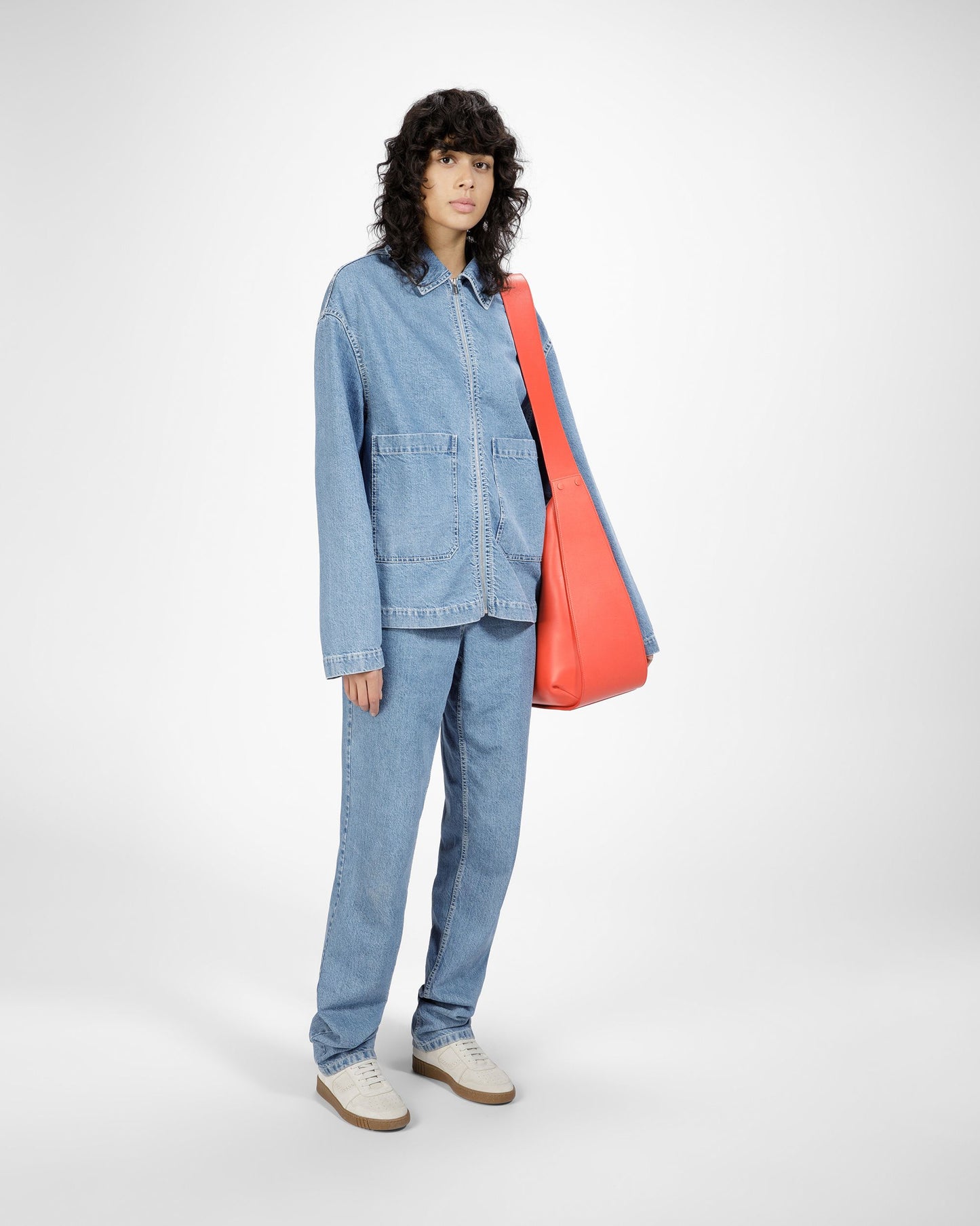 Wiggles Leather Sneakers In Dusty White