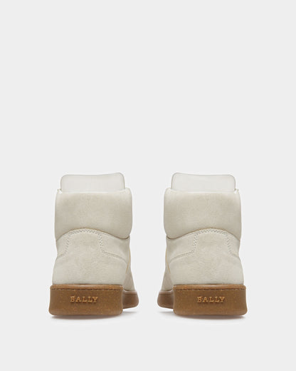 Wiggles Leather Sneakers In Dusty White