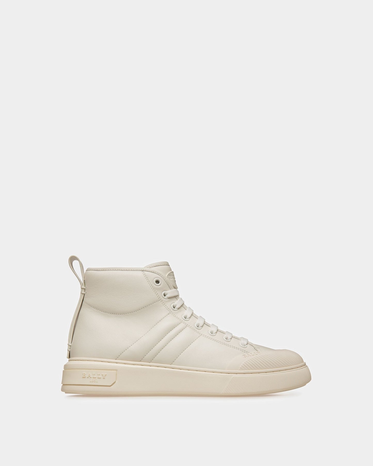 Maren Leather Sneakers In White