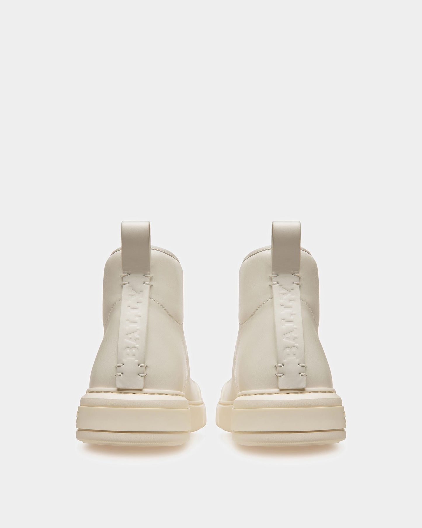 Maren Leather Sneakers In White