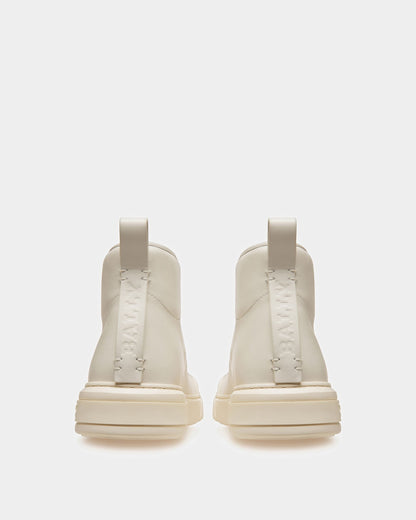 Maren Leather Sneakers In White