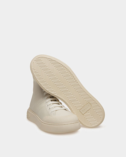 Maren Leather Sneakers In White