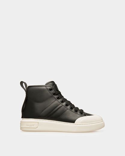 Maren Leather Sneakers In Black