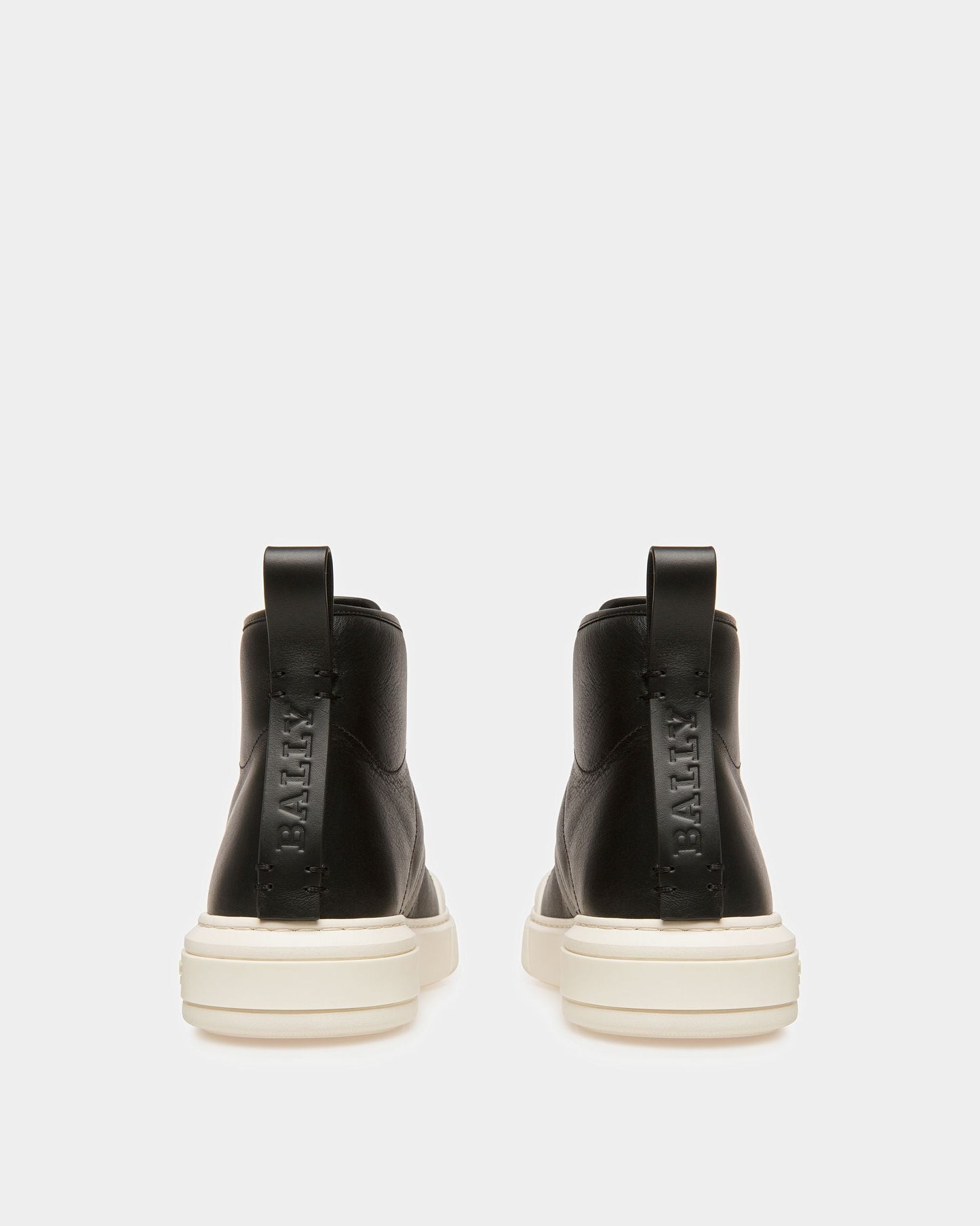 Maren Leather Sneakers In Black