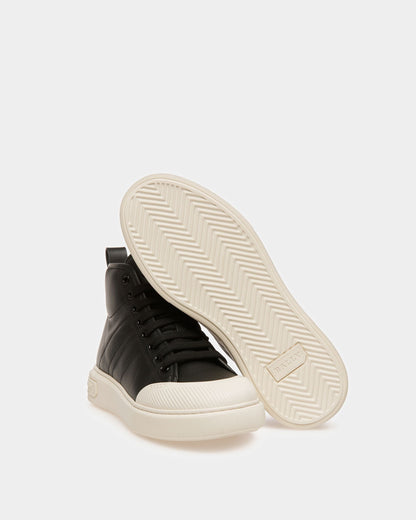 Maren Leather Sneakers In Black