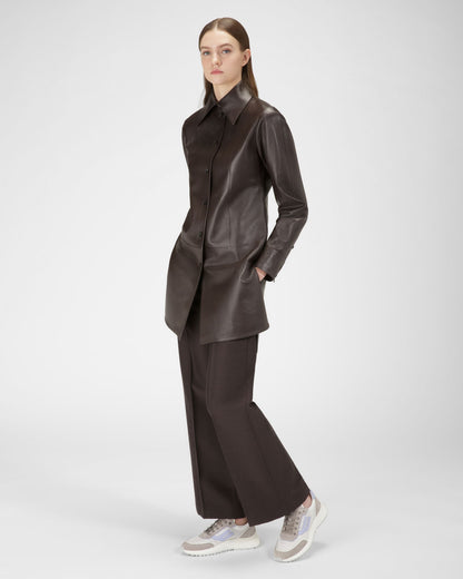 Demmy Mesh And Leather Sneakers In White And Grey