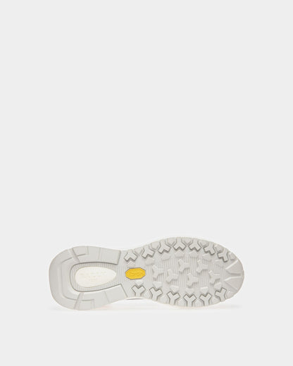 Demmy Leather And Fabric Sneakers In White