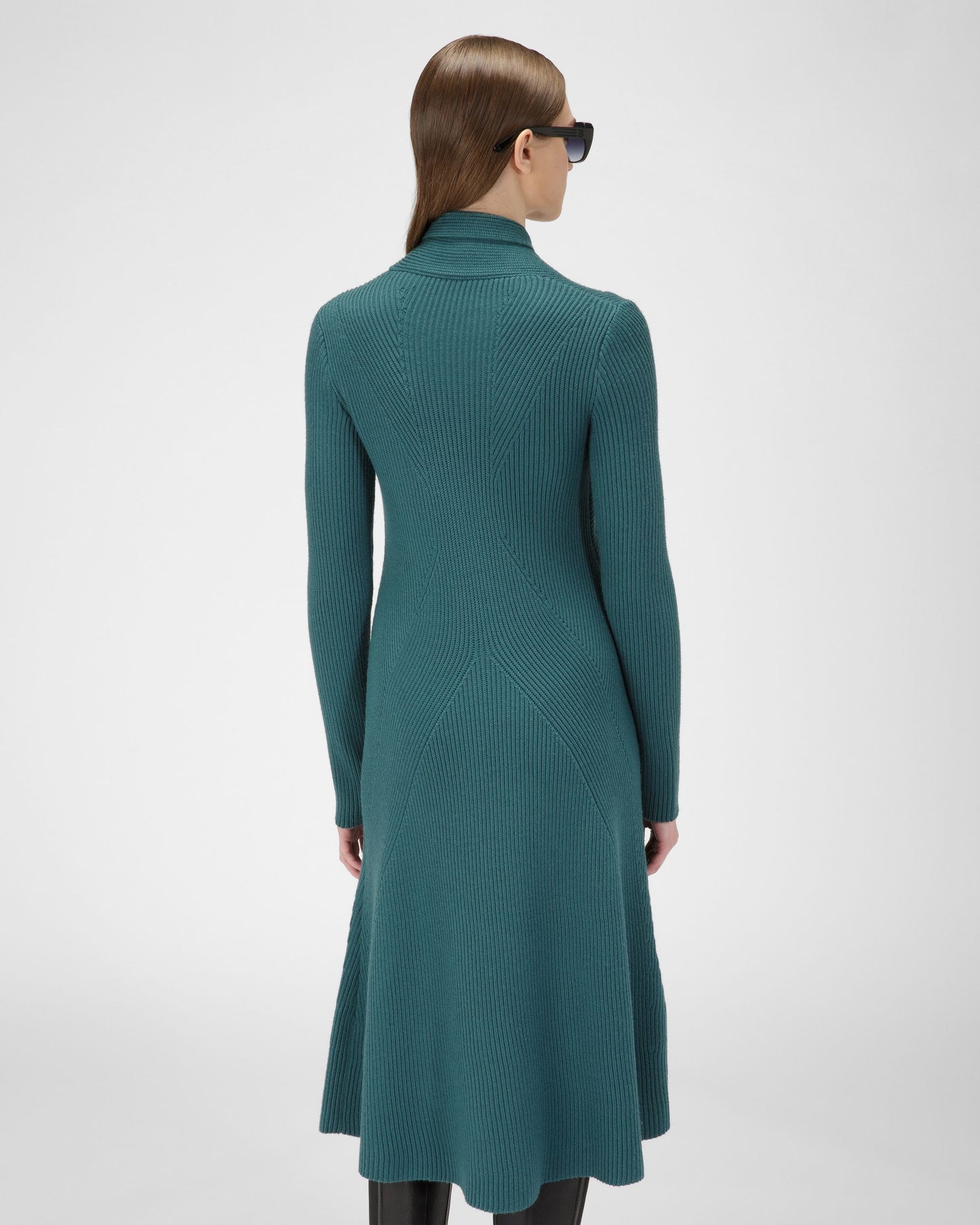Wool Dress In Green