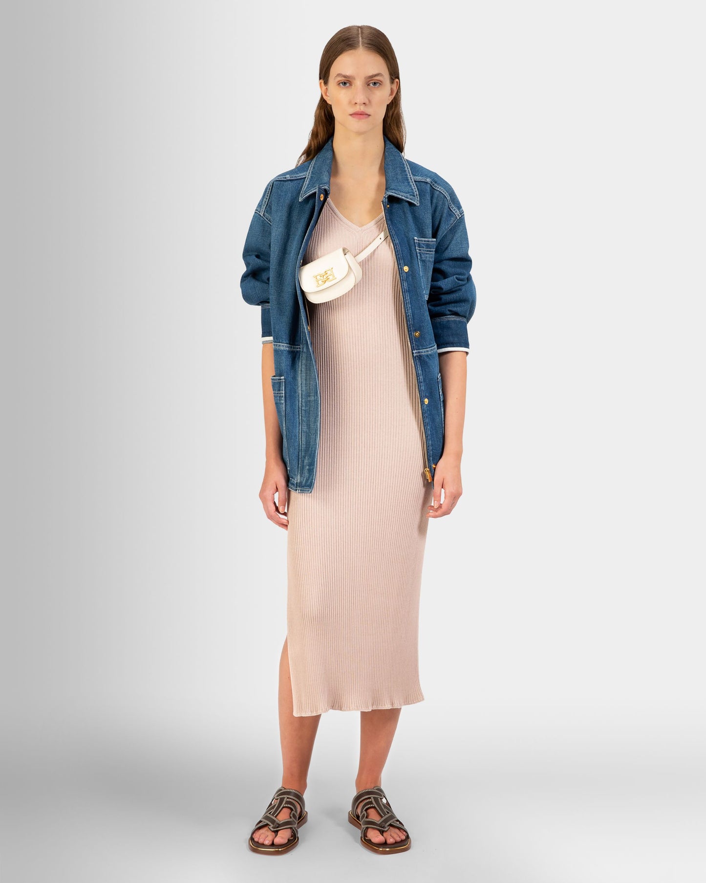 Baily Xs Leather Accessory In Bone