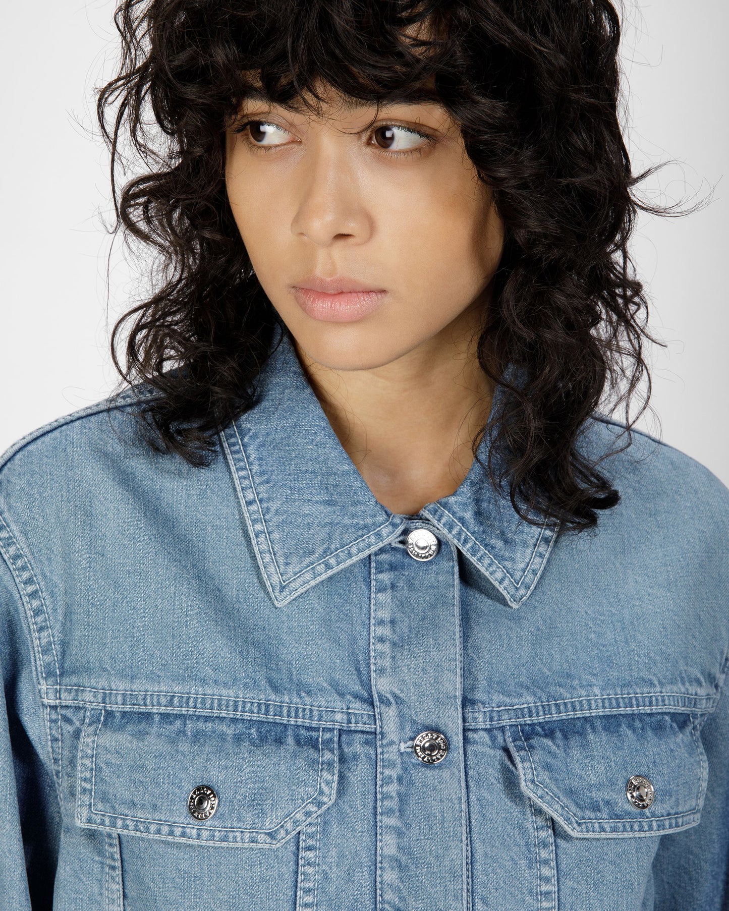 Denim Jacket In Light Blue