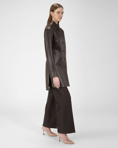 Evanca Leather Pumps In Pale Pink