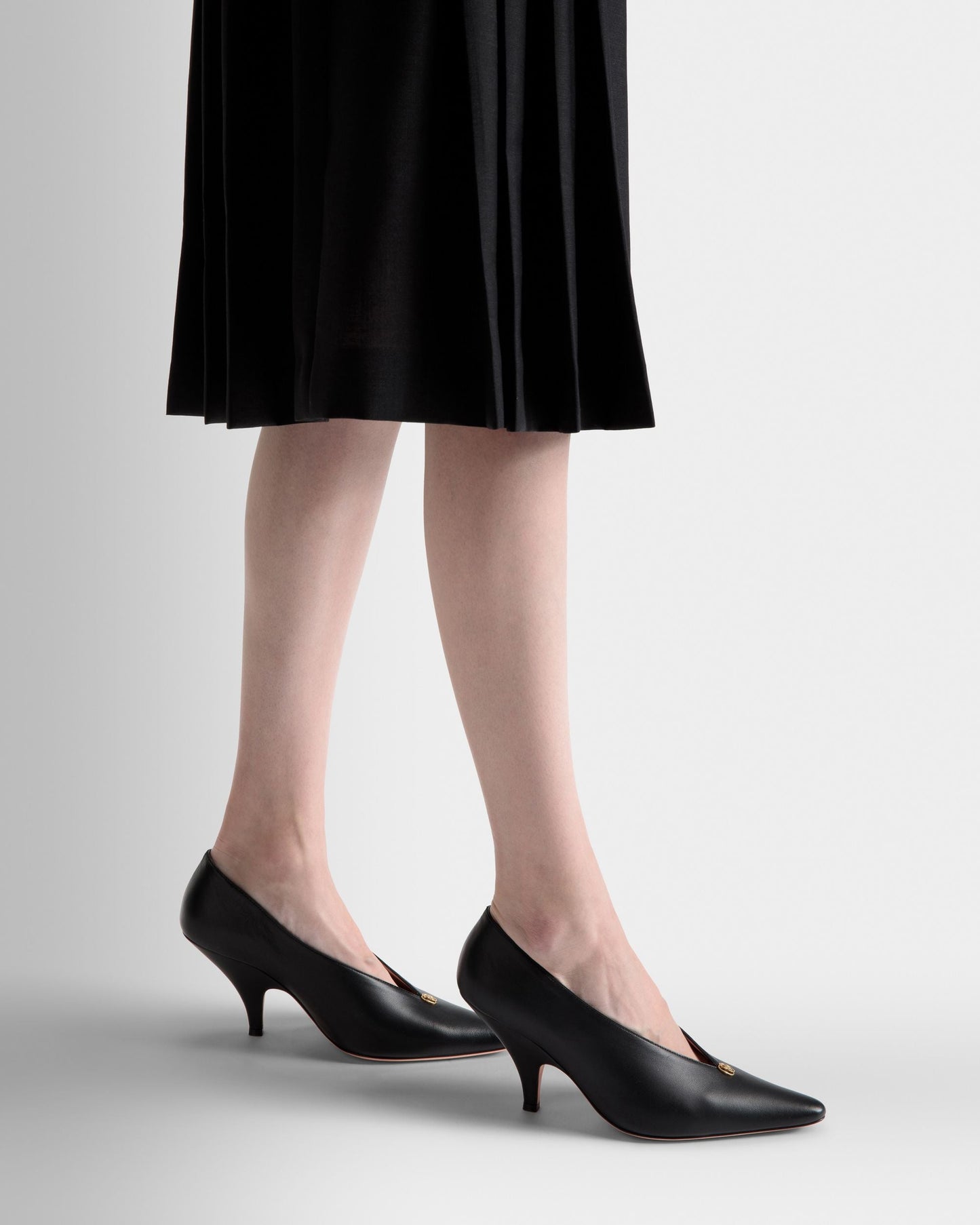 Katy Pumps In Black Leather