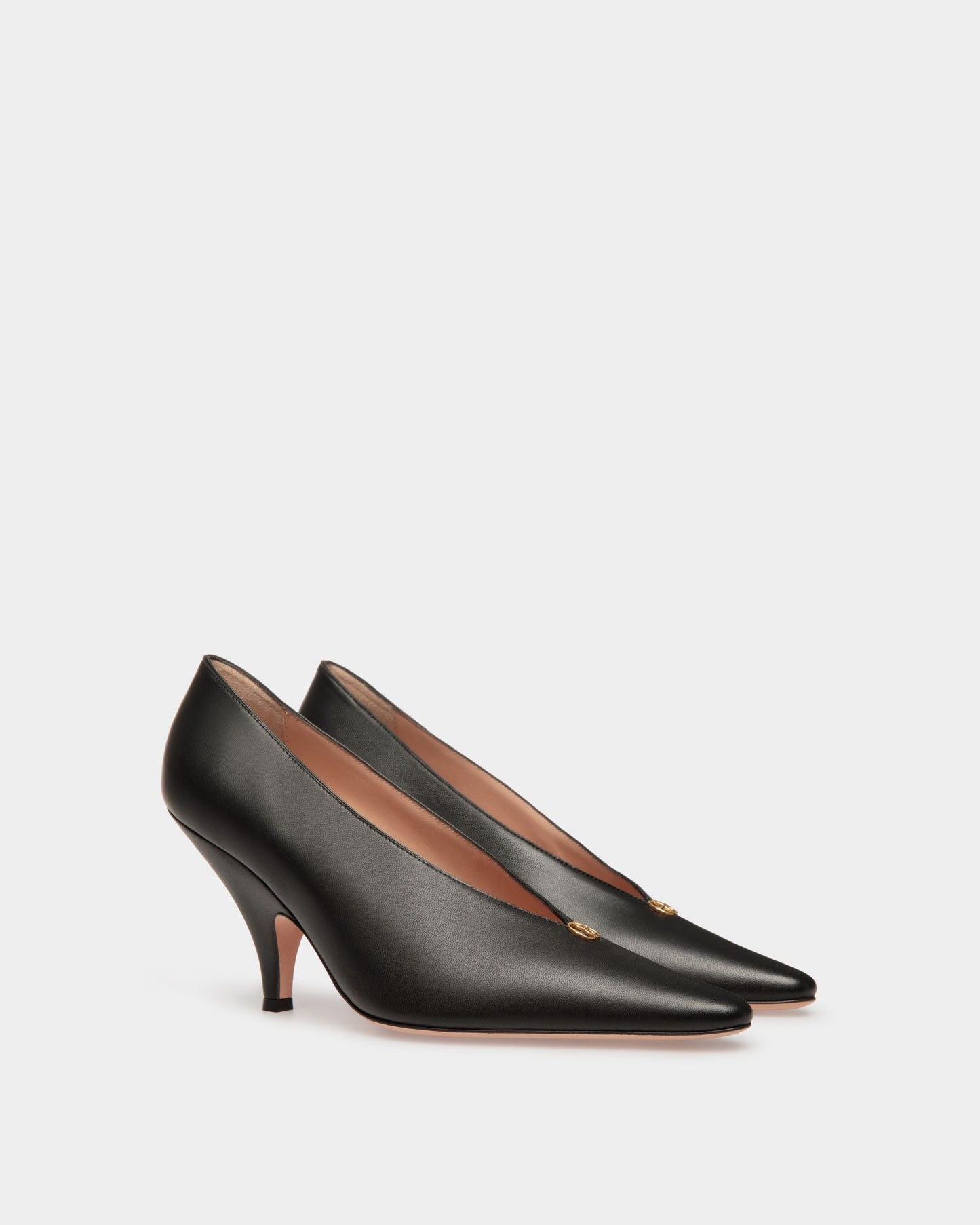 Katy Pumps In Black Leather