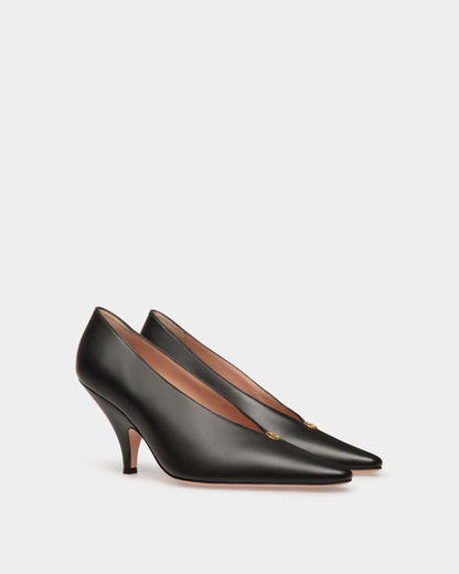 Katy Pumps In Black Leather