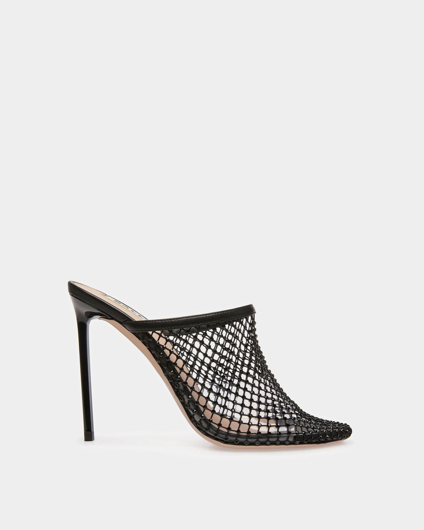 Crystal Fishnet Mule