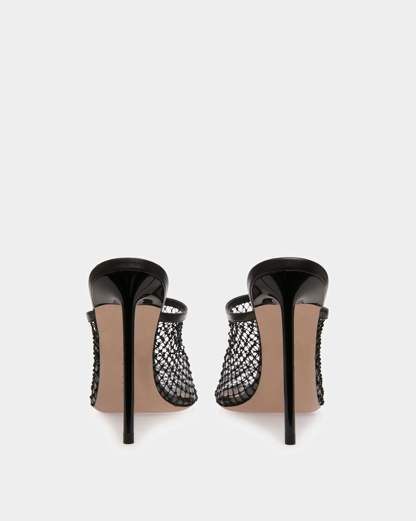 Crystal Fishnet Mule