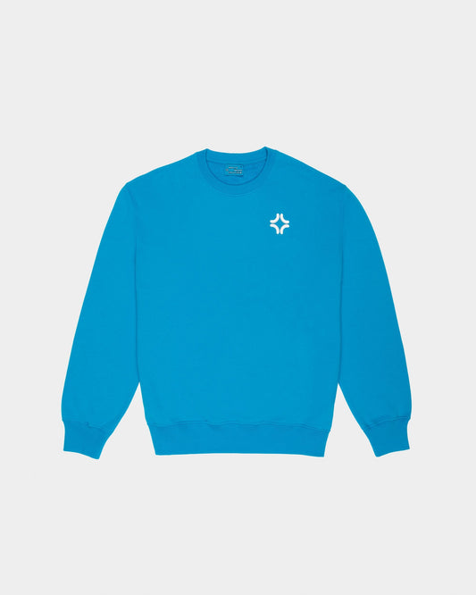 Organic Cotton Crewneck In Blue