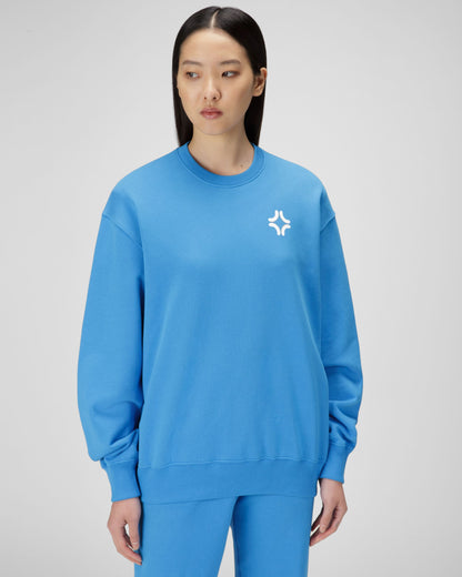 Organic Cotton Crewneck In Blue