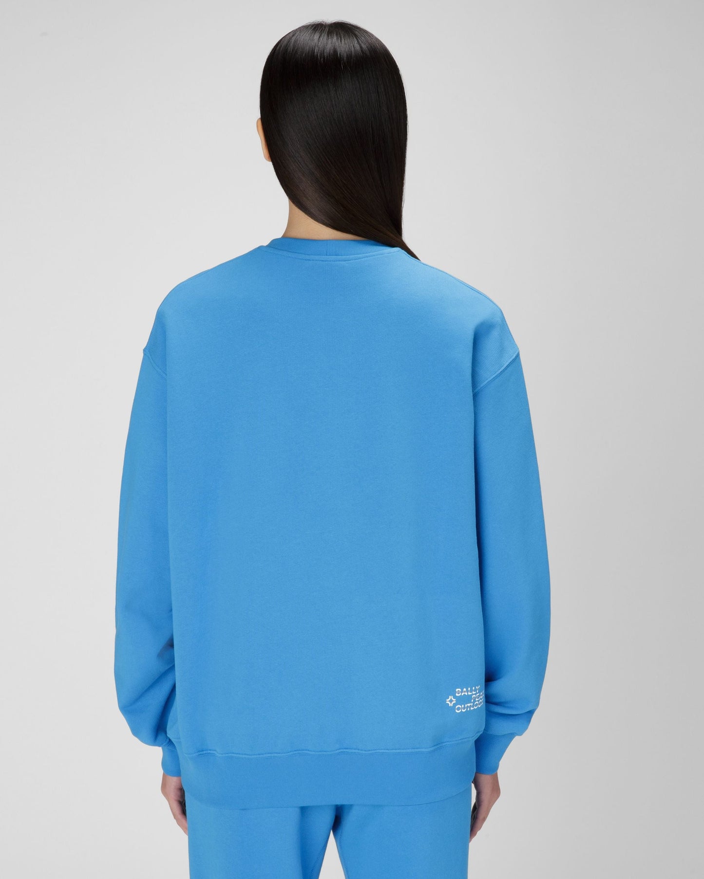 Organic Cotton Crewneck In Blue