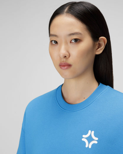 Organic Cotton Crewneck In Blue