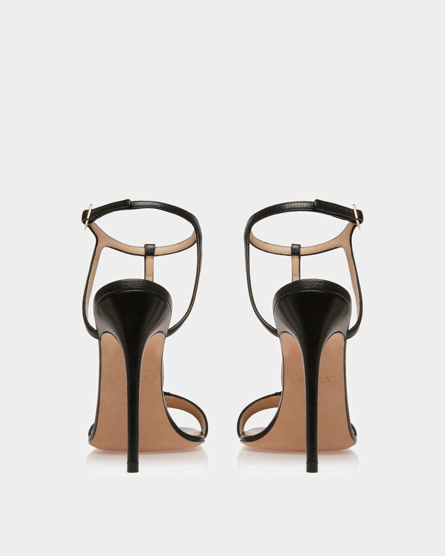 Natalia Leather Sandals In Black
