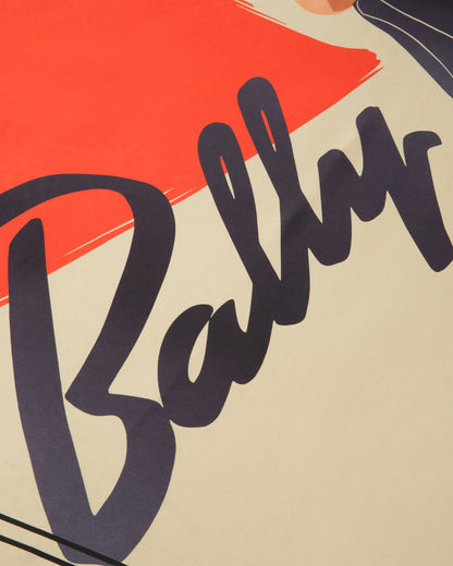 Silk Carré Scarf  In Orange