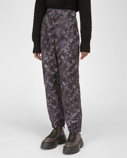 Recycled Nylon Trousers In Black