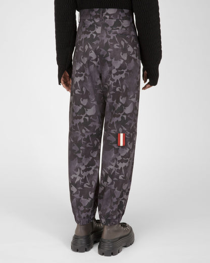 Recycled Nylon Trousers In Black