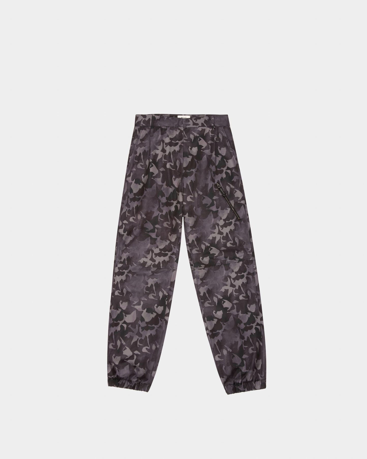 Recycled Nylon Trousers In Black