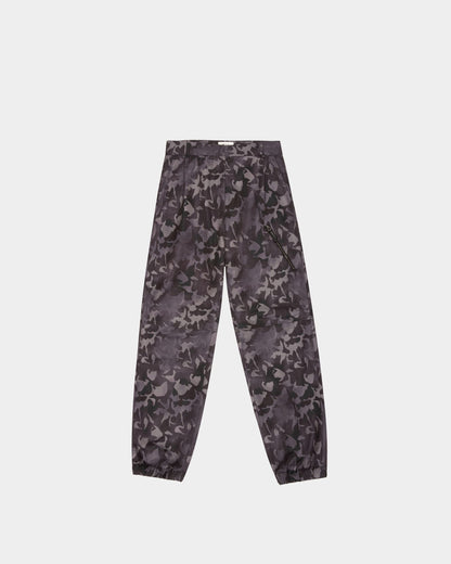 Recycled Nylon Trousers In Black